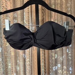 Victoria's Secret Black Bandeau Bikini Top